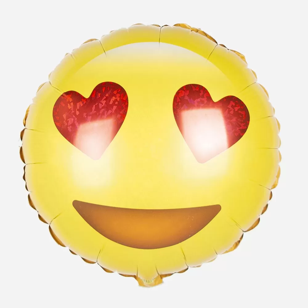 Grabo Balloons Ballon Emoji Coeur> Ballons Helium À Forme