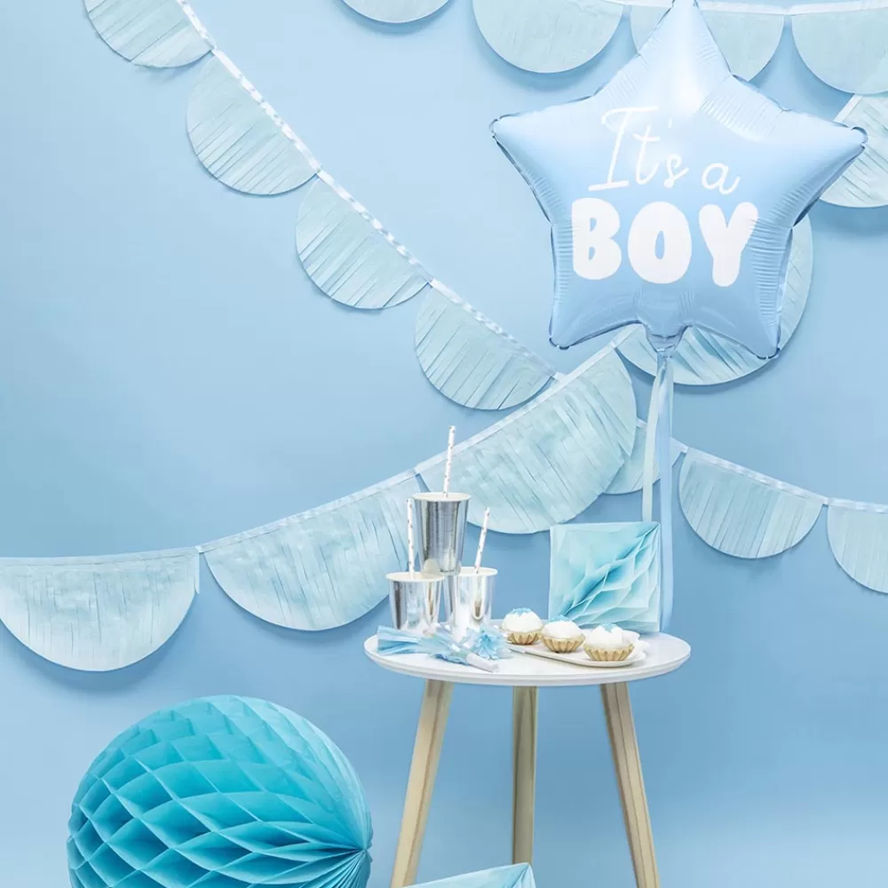 Party Deco Ballon Etoile Bleue It'S A Boy> Ballons Helium À Forme