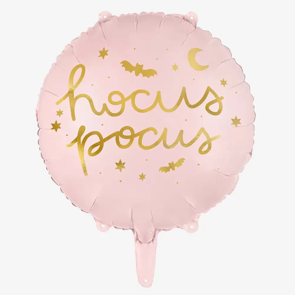 Party Deco Ballon Halloween Hocus Pocus Rose Halloween> Ballons Helium À Forme