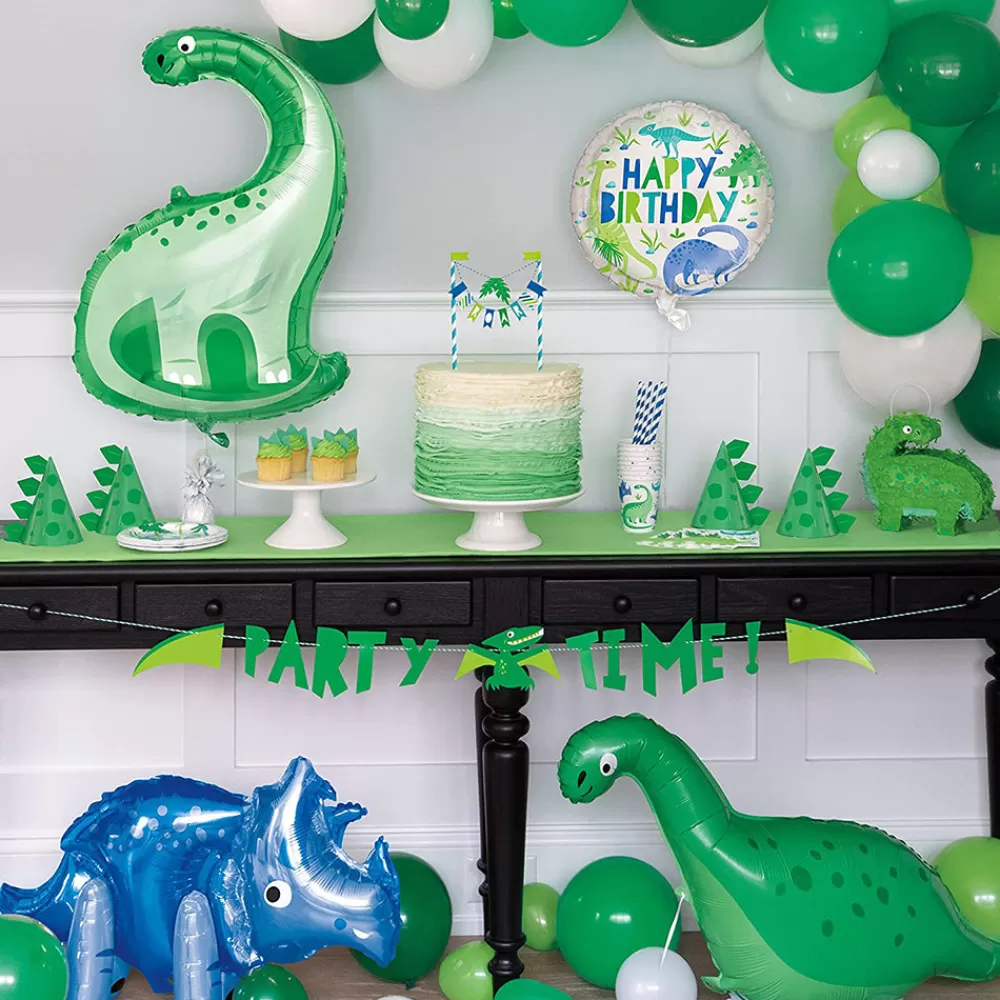 Unique Party Ballon Happy Birthday Dinosaure> Ballons Helium À Forme