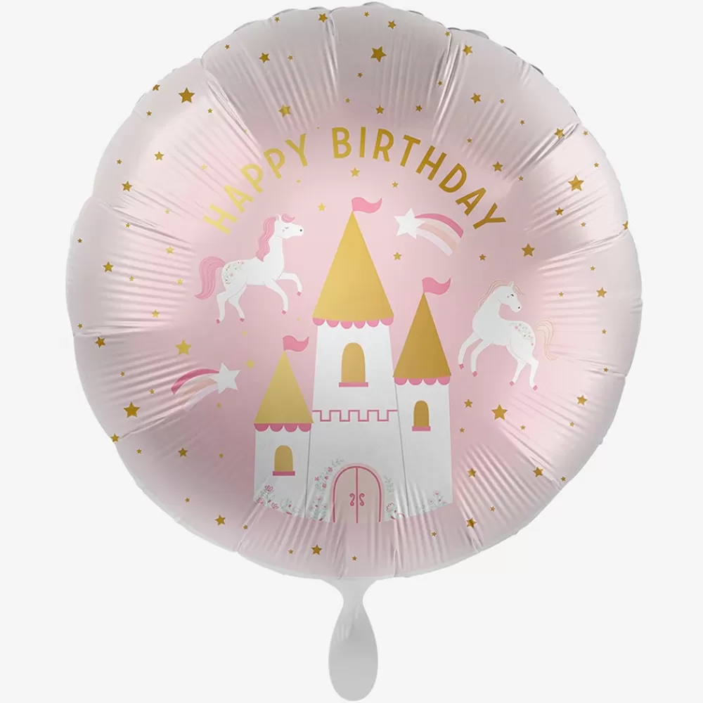 Ginger Ray Ballon Happy Birthday Princesse> Ballons Helium À Forme