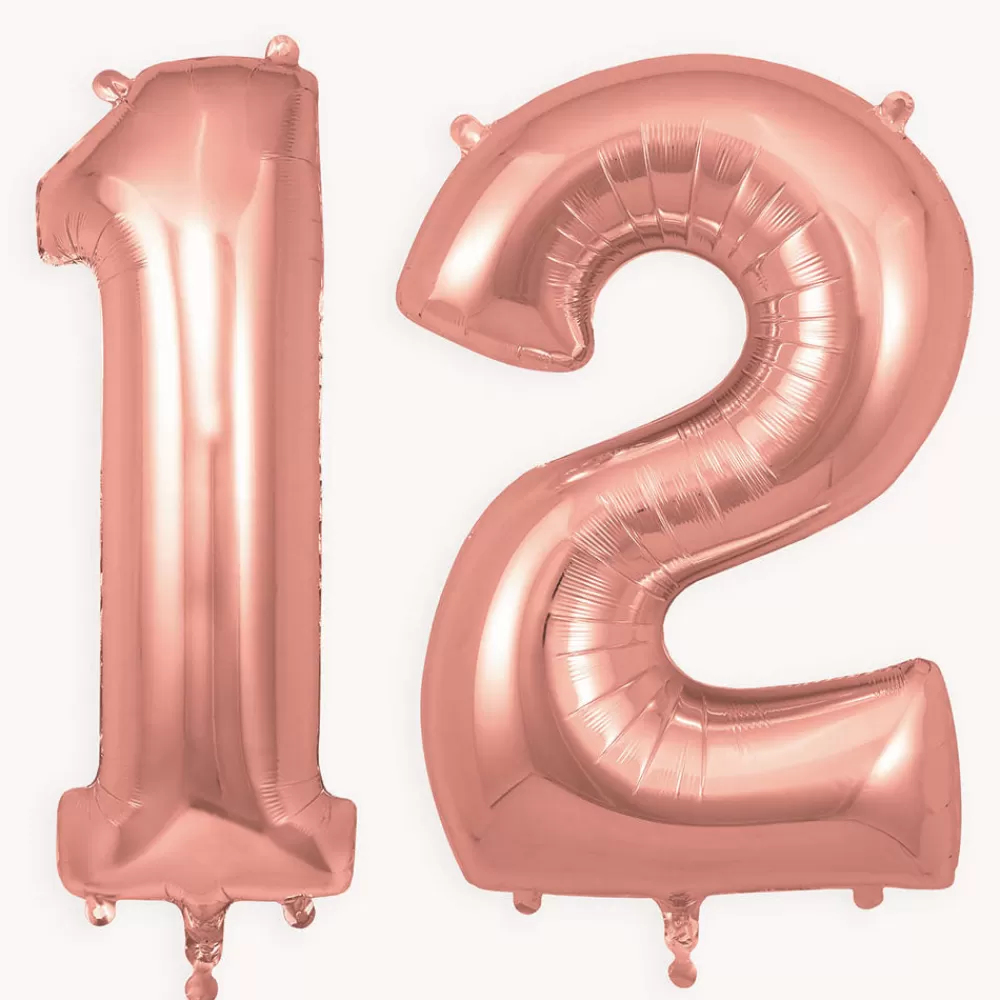 My Little Day Ballon Helium Geant - Ballon Chiffre Rose Gold> Ballons Chiffre