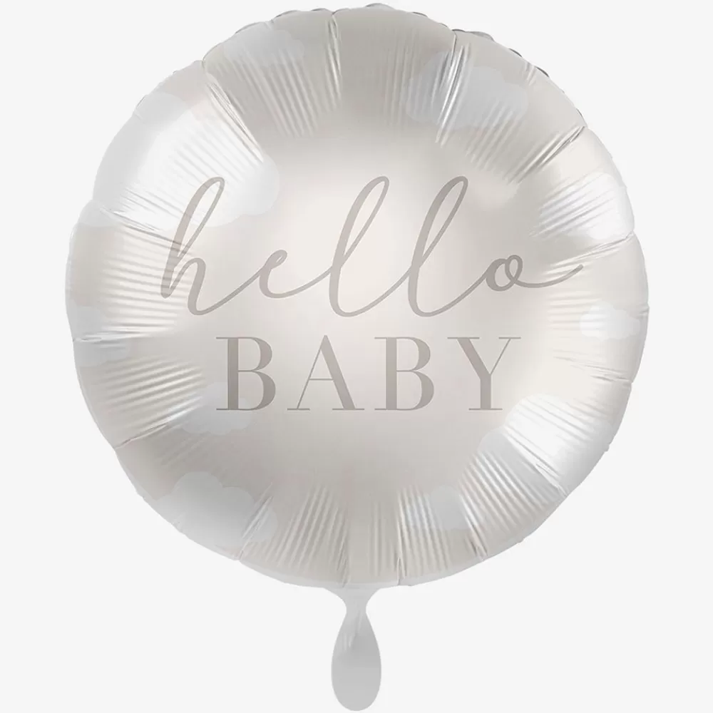 Ginger Ray Ballon Hello Baby Nuages> Ballons Helium À Forme