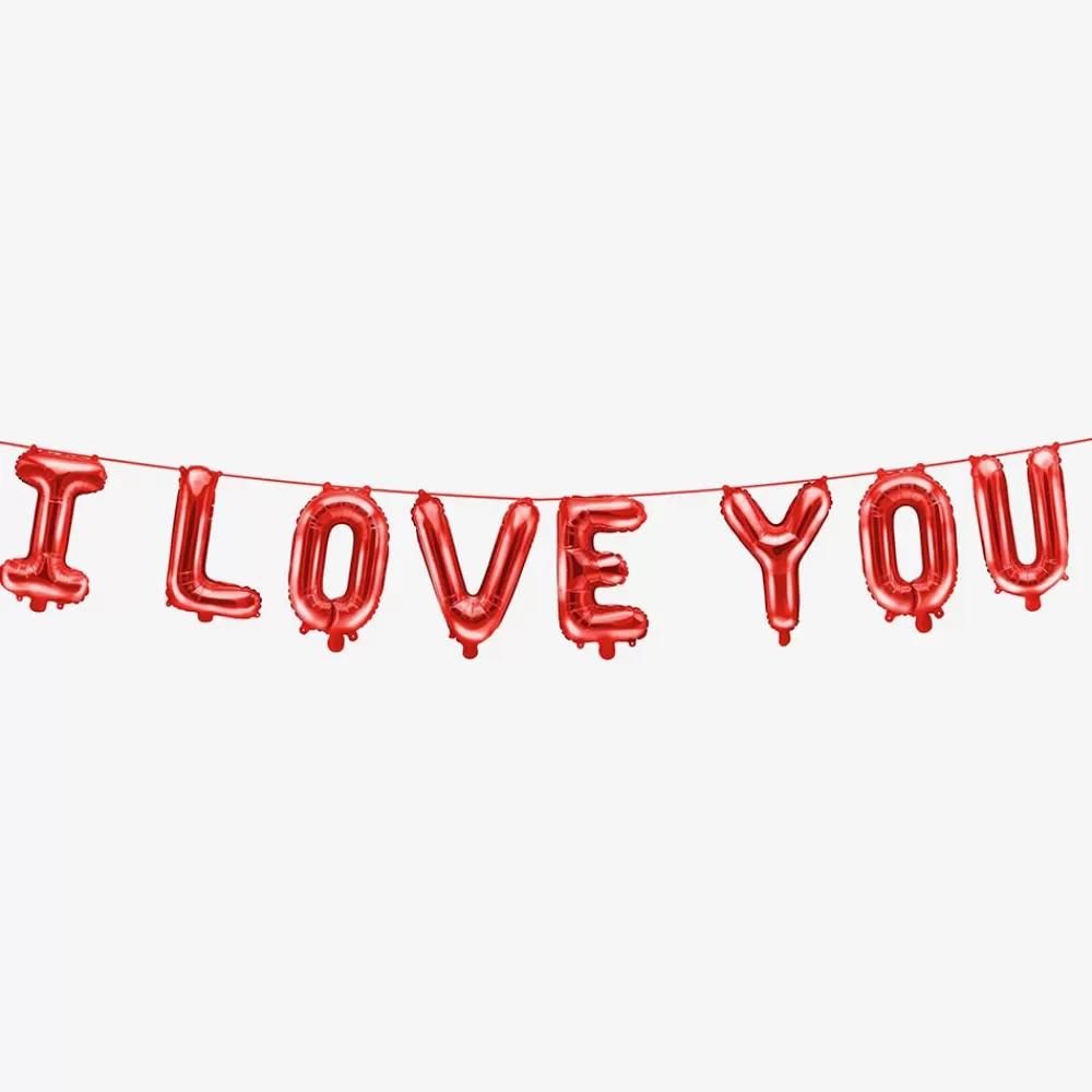 Party Deco Ballon I Love You> Ballons Lettre