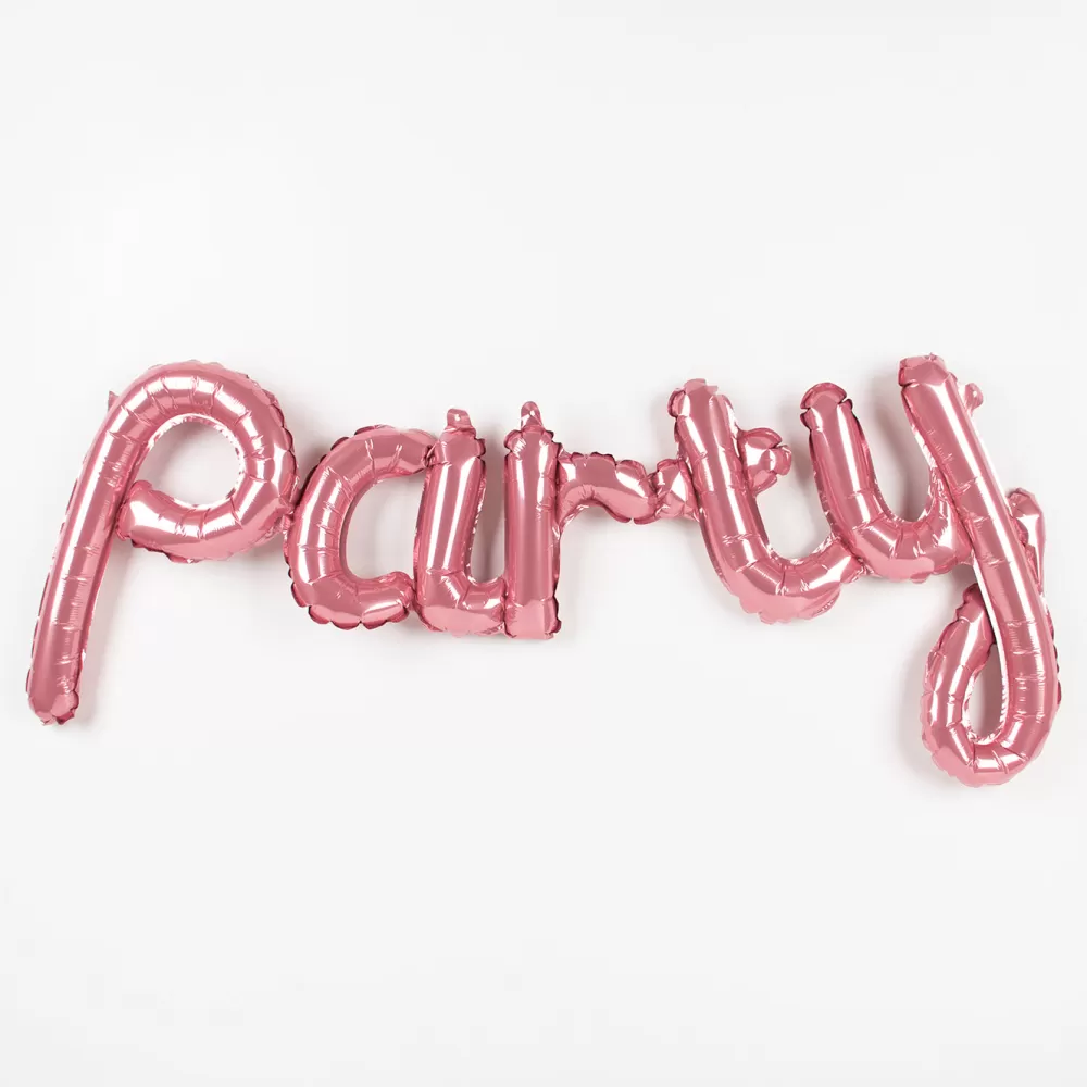 Party Deco Ballon Lettre Party Rose> Ballons Lettre