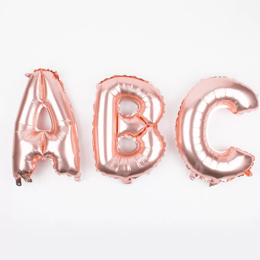 Arty Fêtes Factory Ballon Lettre Rose Gold (Petite Taille)> Ballons Lettre