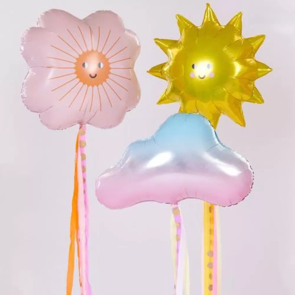 Rico Design Ballon Nuage Degrade Bleu & Rose> Ballons Helium À Forme