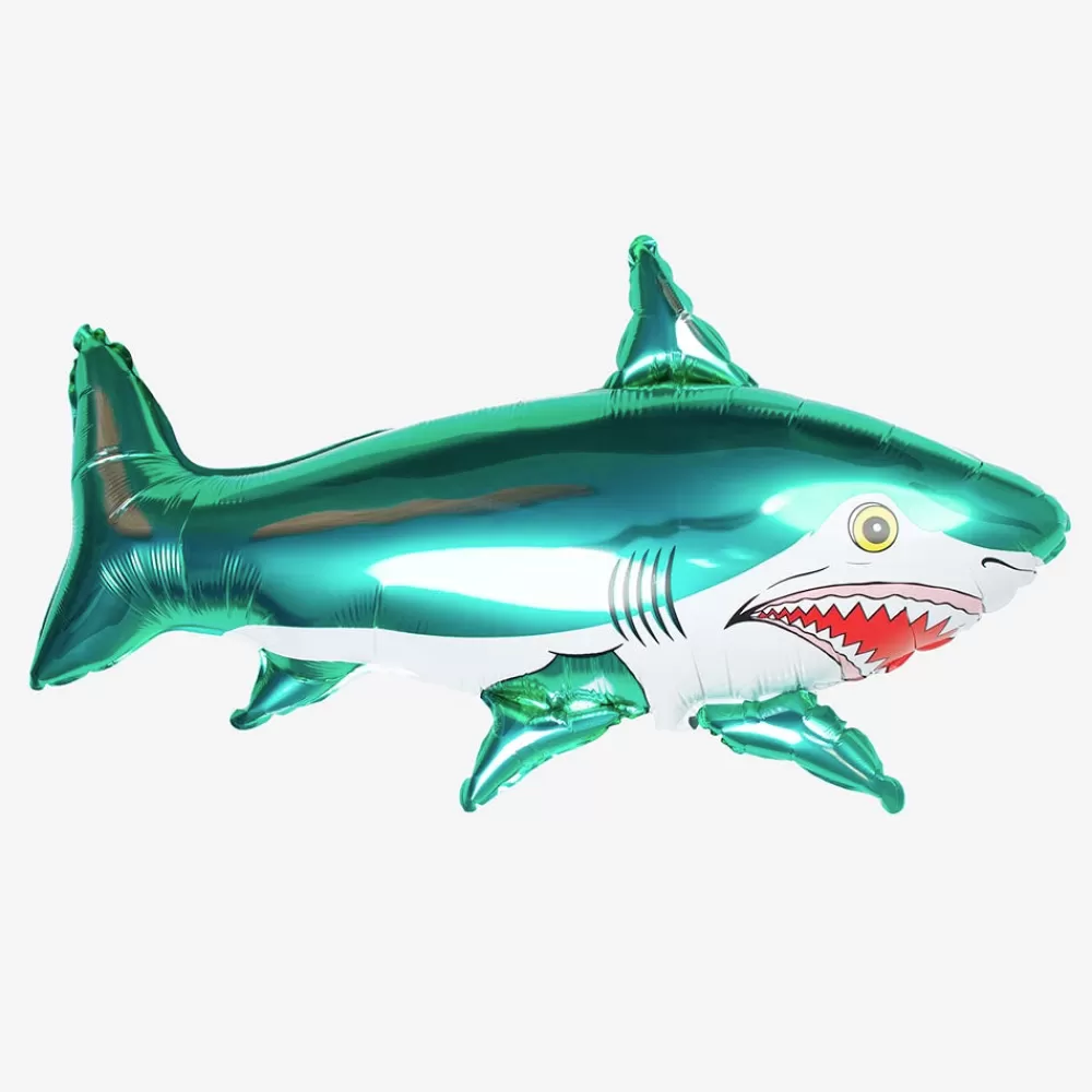 Grabo Balloons Ballon Requin Vert Geant> Ballons Helium À Forme