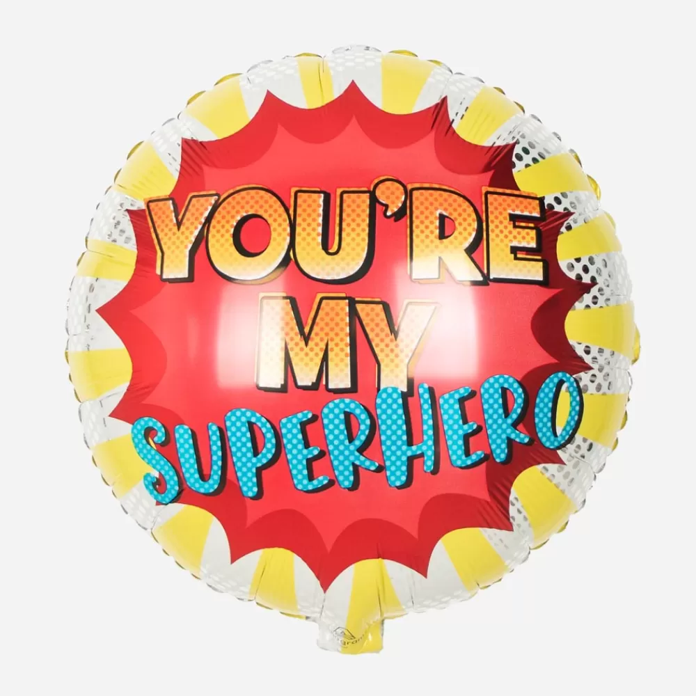 Amscan Ballon You'Re My Superhero> Ballons Helium À Forme