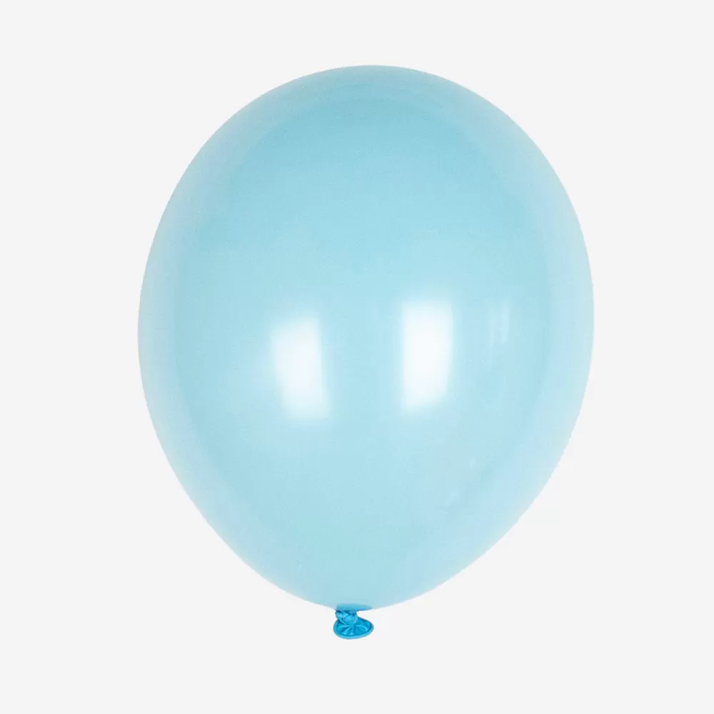 My Little Day Ballons De Baudruche : 10 Ballons Bleu Ciel> Ballons De Baudruche Unis