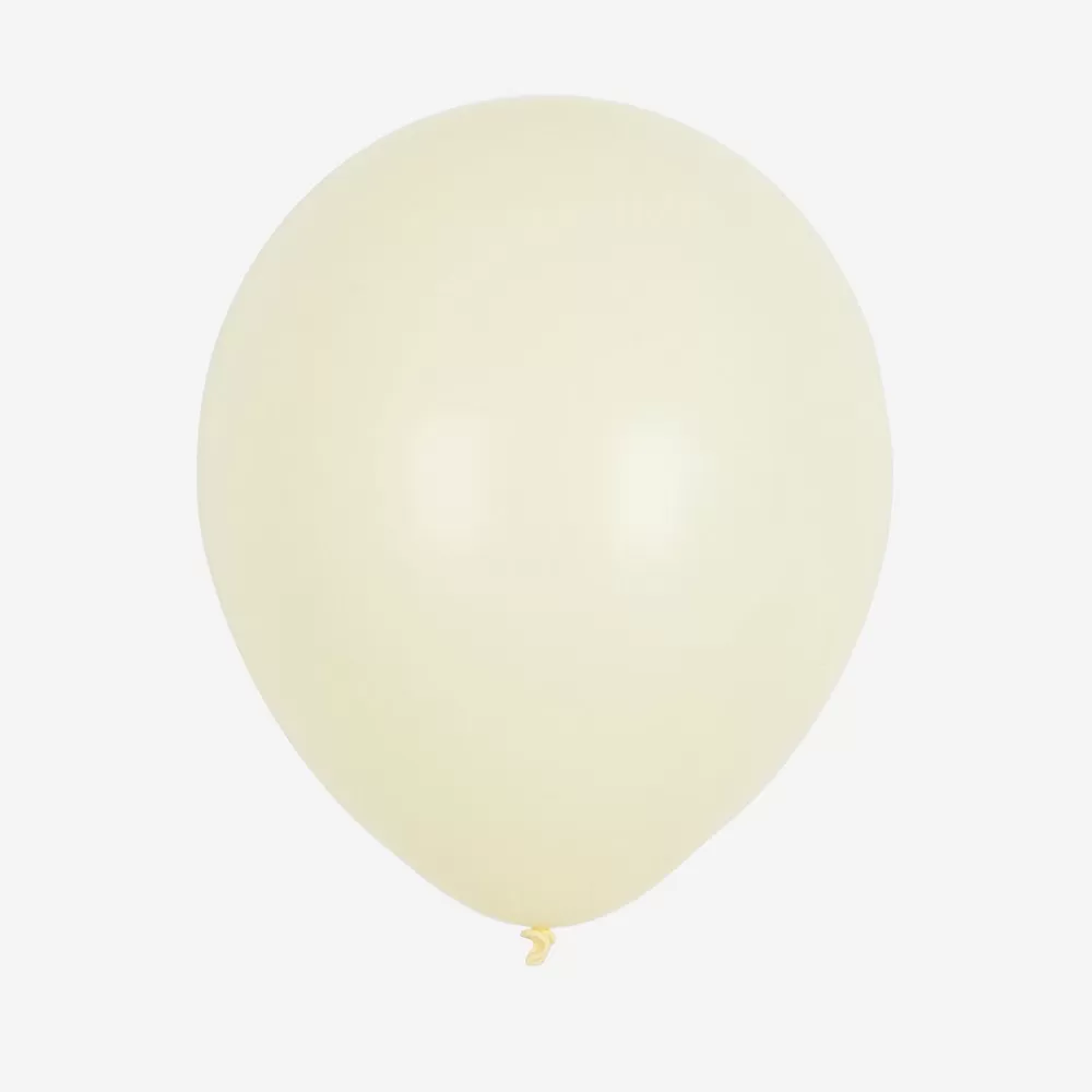 My Little Day Ballons De Baudruche : 10 Ballons Jaunes Clairs> Ballons De Baudruche Unis