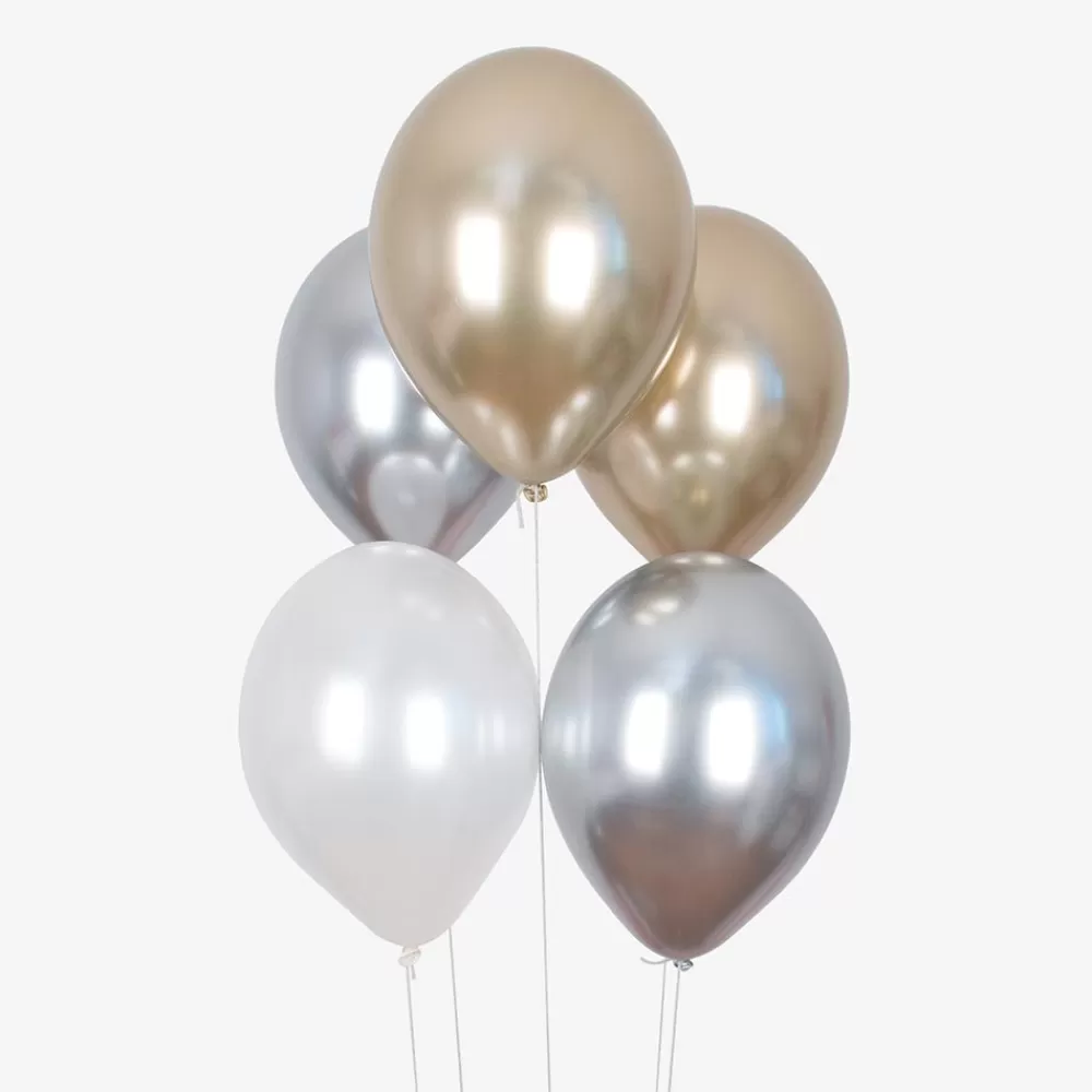 My Little Day Ballons De Baudruche : 10 Ballons Mix Chromes> Ballons De Baudruche Unis