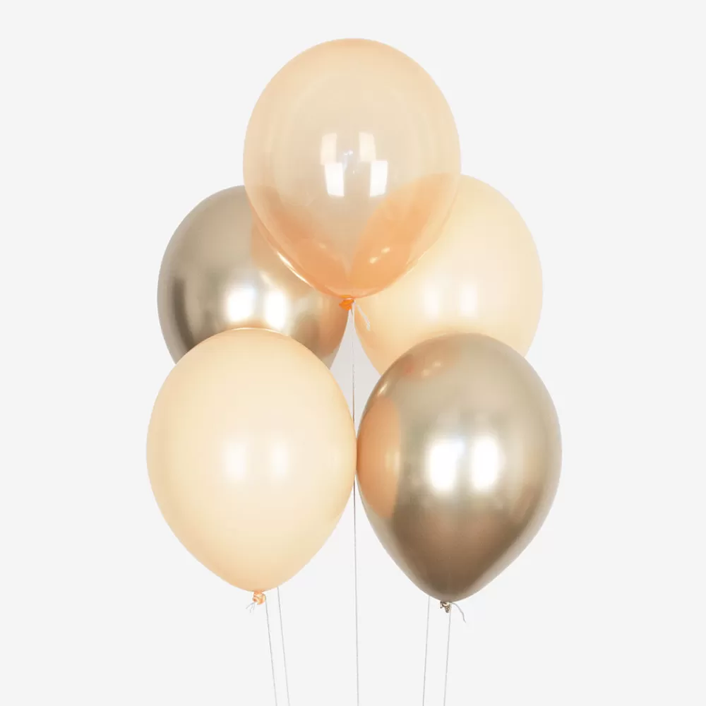 My Little Day Ballons De Baudruche : 10 Ballons Mix Peche> Ballons De Baudruche Unis