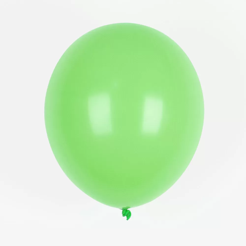 My Little Day Ballons De Baudruche : 10 Ballons Vert Clair> Ballons De Baudruche Unis