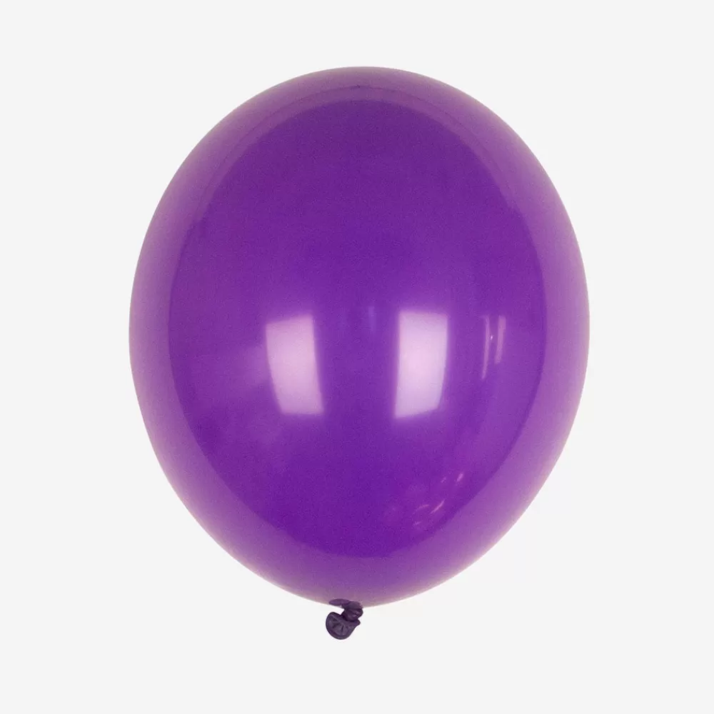 My Little Day Ballons De Baudruche : 10 Ballons Violets> Ballons De Baudruche Unis