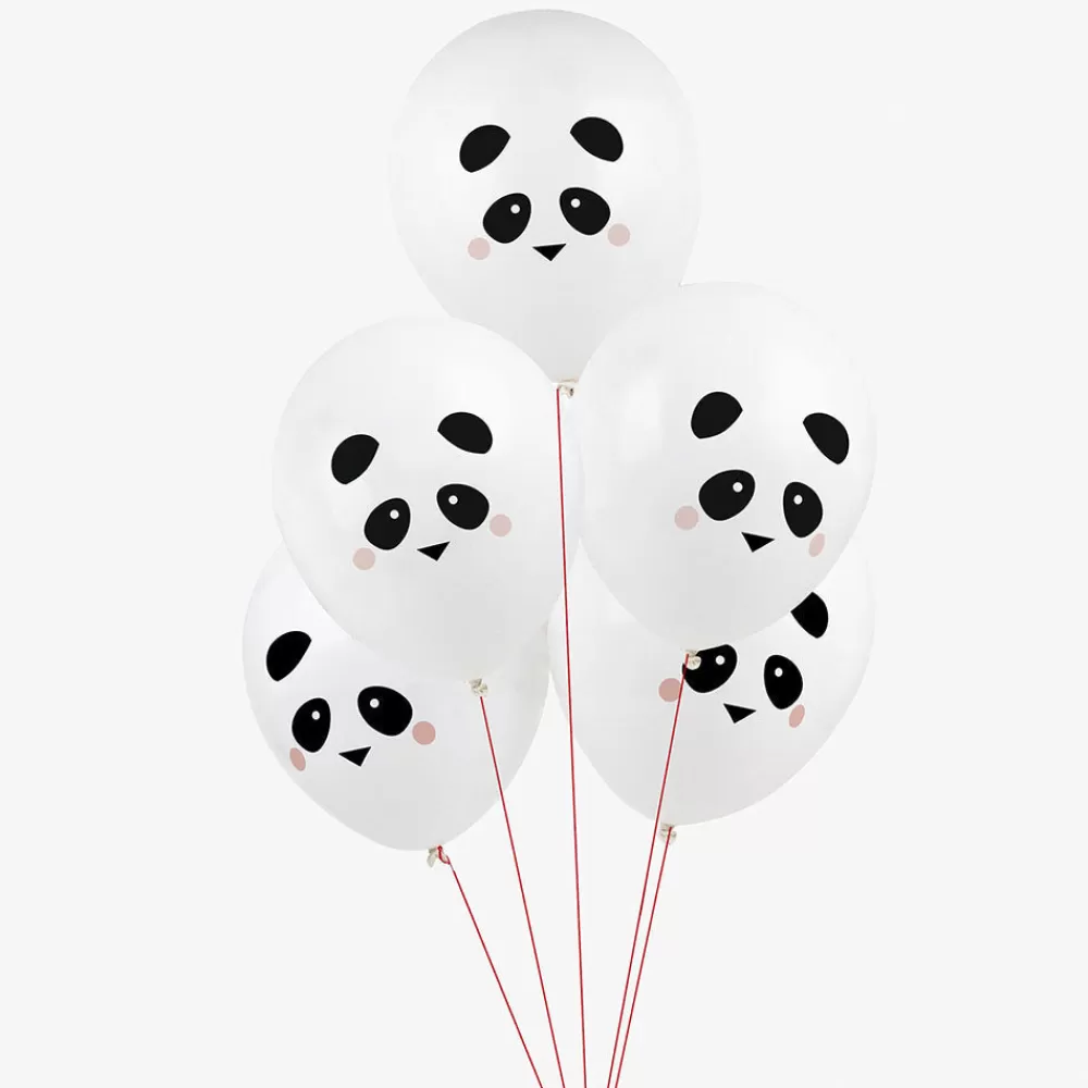 My Little Day Ballons De Baudruche : 5 Ballons Pandas> Ballons De Baudruche À Motif