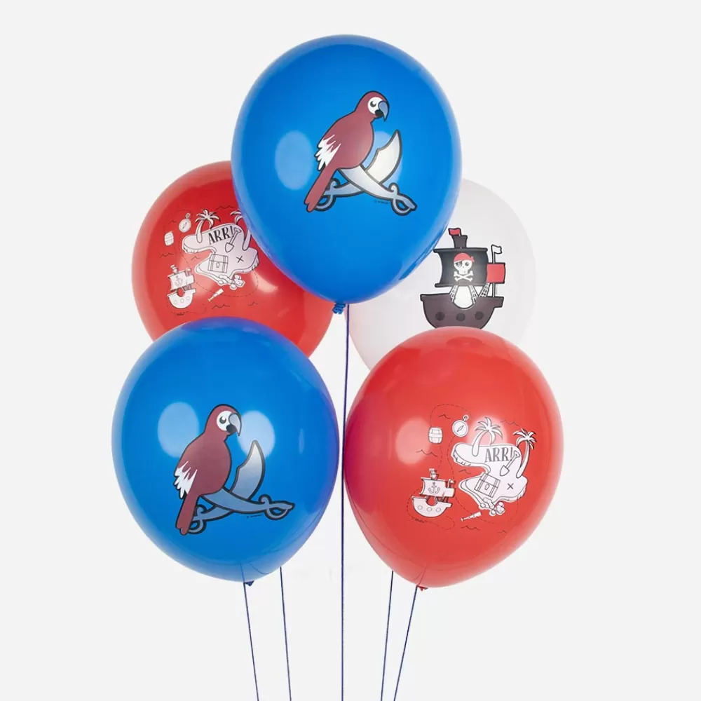 Amscan Ballons De Baudruche : 6 Ballons Pirate> Ballons De Baudruche À Motif