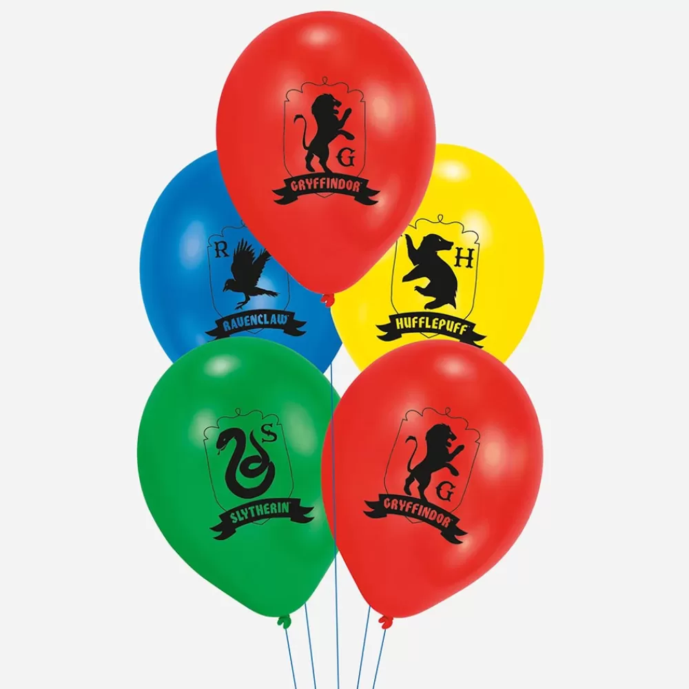 Amscan Ballons De Baudruche : 6 Ballons Poudlard> Ballons De Baudruche À Motif