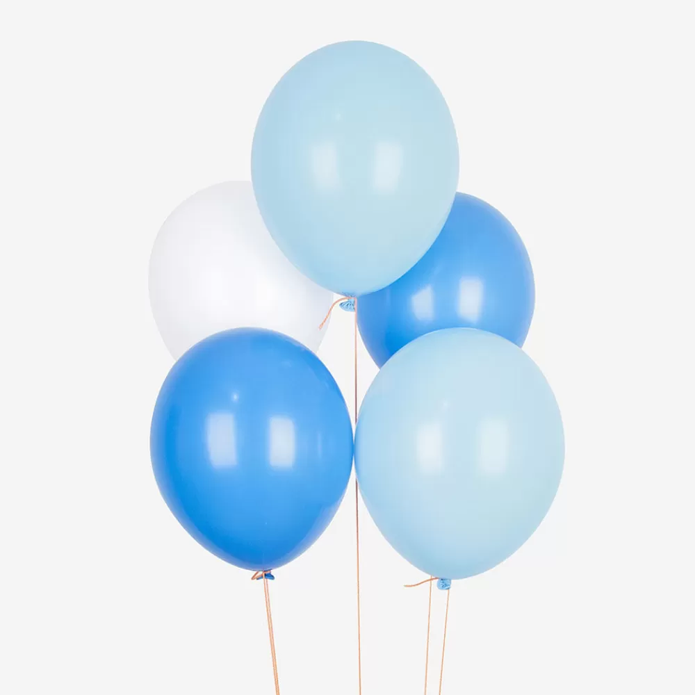 My Little Day Ballons De Baudruche : Trio 10 Ballons Bleu> Ballons De Baudruche Unis