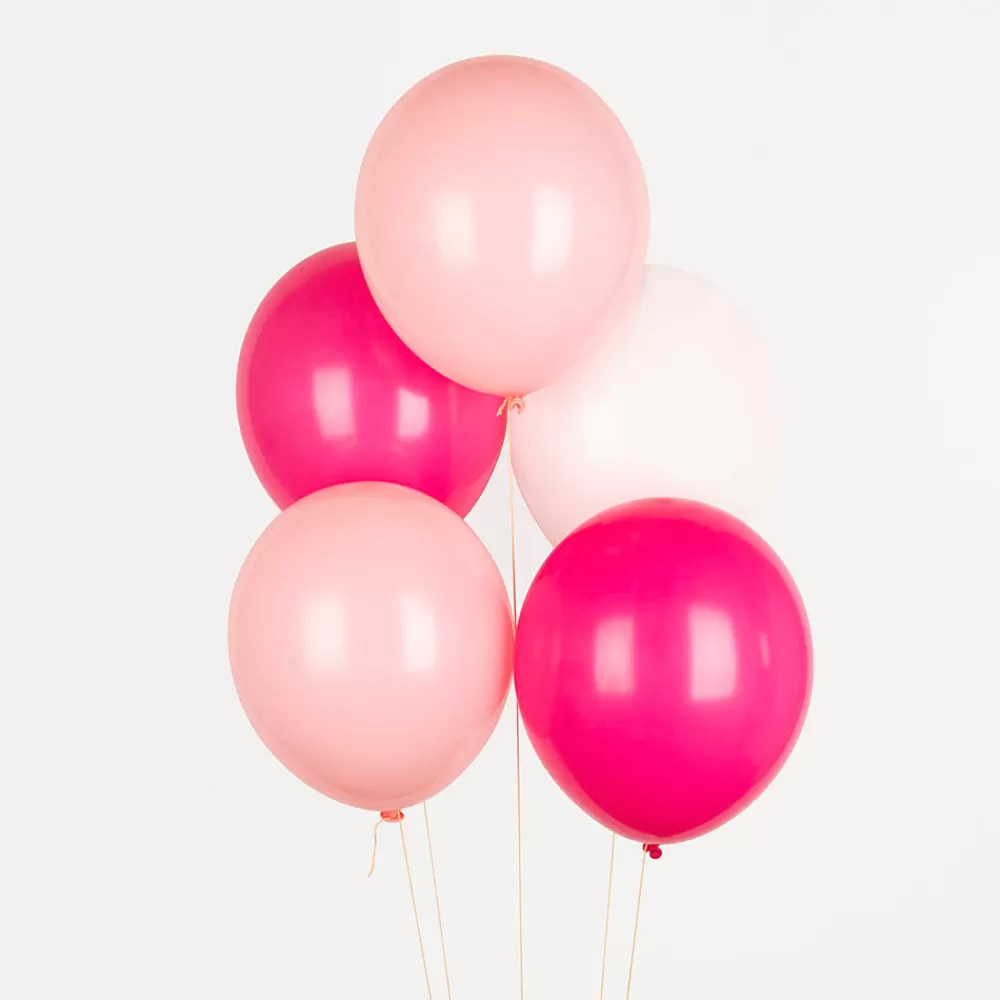 My Little Day Ballons De Baudruche : Trio 10 Ballons Roses> Ballons De Baudruche Unis