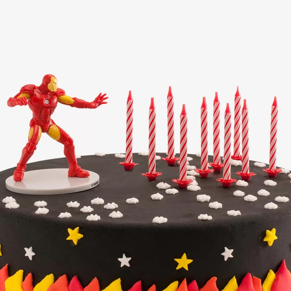 Dekora Bougie Anniversaire : 10 Bougies Iron Man