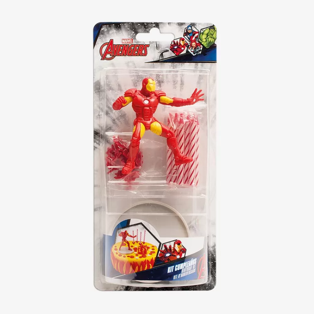 Dekora Bougie Anniversaire : 10 Bougies Iron Man