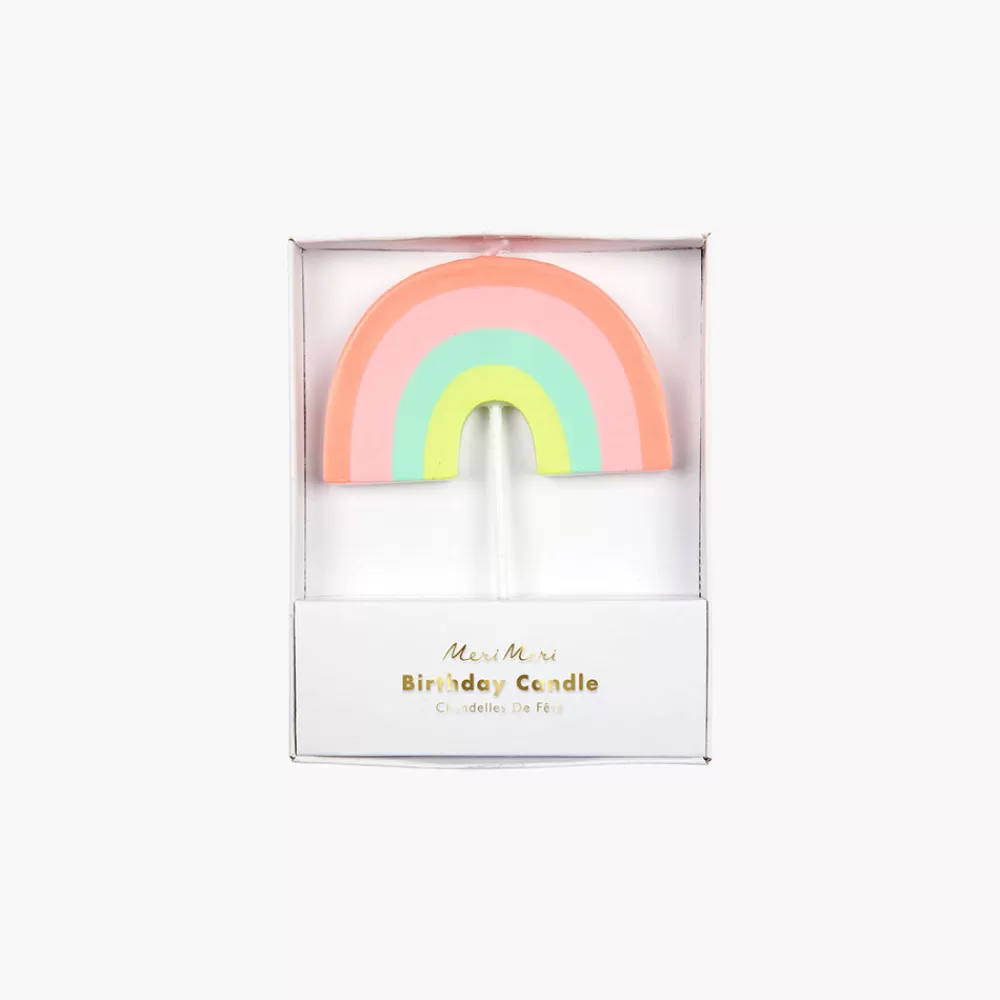 Meri Meri Bougie Anniversaire : 1 Bougie Arc-En-Ciel