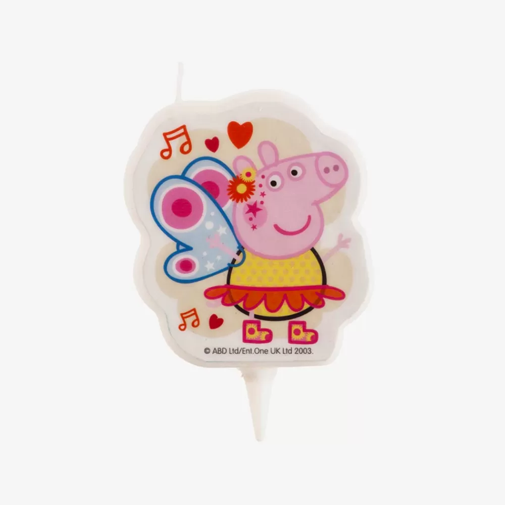 Dekora Bougie Anniversaire : 1 Bougie Peppa Pig