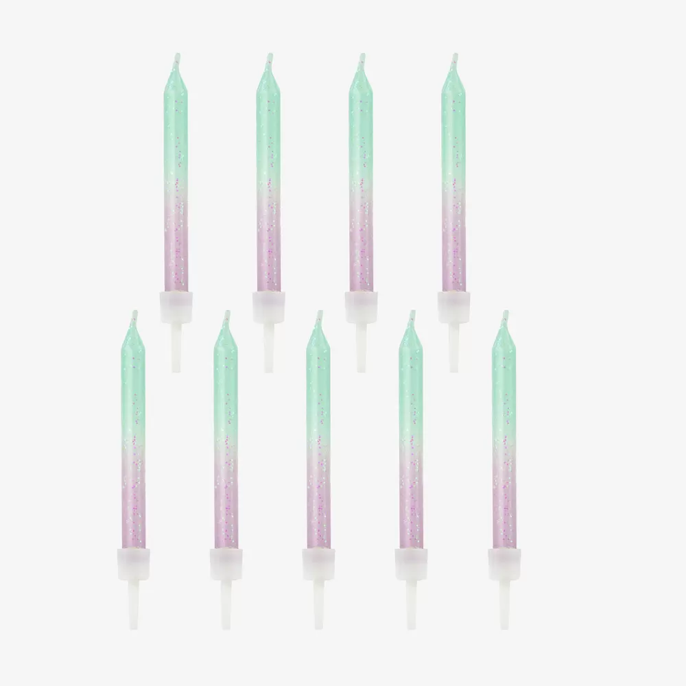 Party Deco Bougie Anniversaire : 20 Bougies Pastel