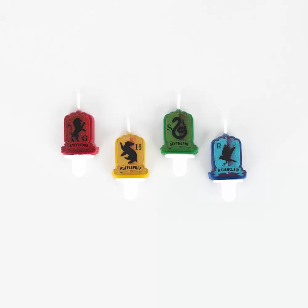 Amscan Bougie Anniversaire : 4 Bougies Harry Potter