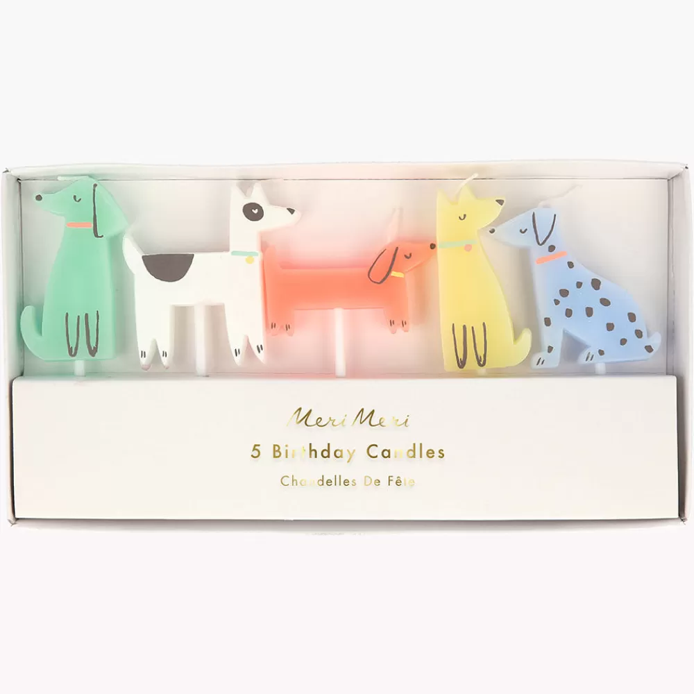 Meri Meri Bougie Anniversaire : 5 Bougies Chien