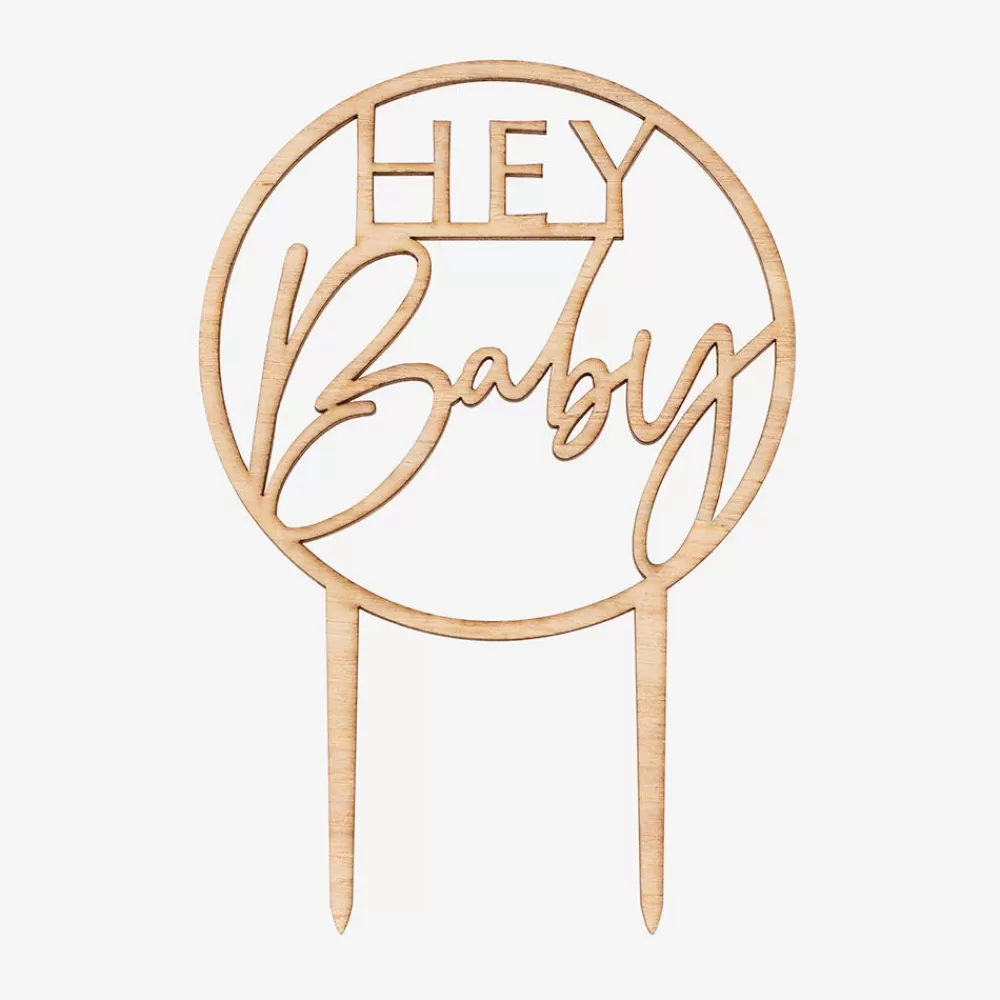 Ginger Ray Cake Topper Hey Baby En Bois