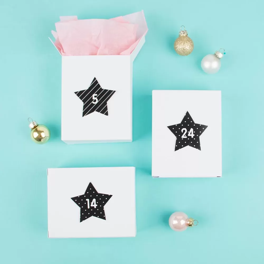 Rico Design Calendrier De L'Avent - 24 Boites Blanches> Pochettes Cadeaux