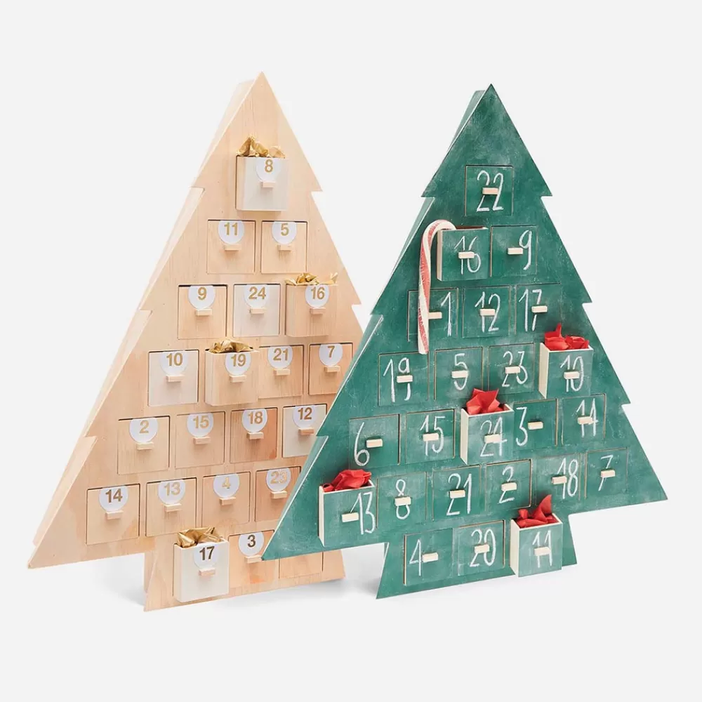 Rico Design Calendrier De L'Avent : Sapin De Noel En Bois> Pochettes Cadeaux