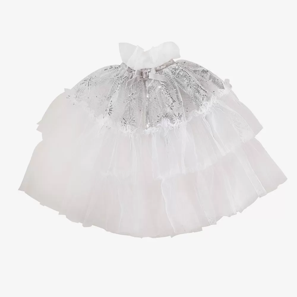 Ginger Ray Cape De Princesse En Tulle Blanc Et Argent>Enfant Déguisements