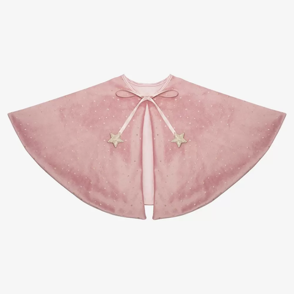 Mimi & Lula Cape De Princesse En Velours Rose>Enfant Déguisements