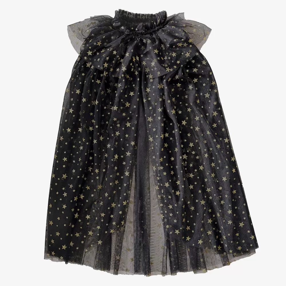 Ginger Ray Cape De Sorciere En Tulle Noir Halloween>Enfant Déguisements