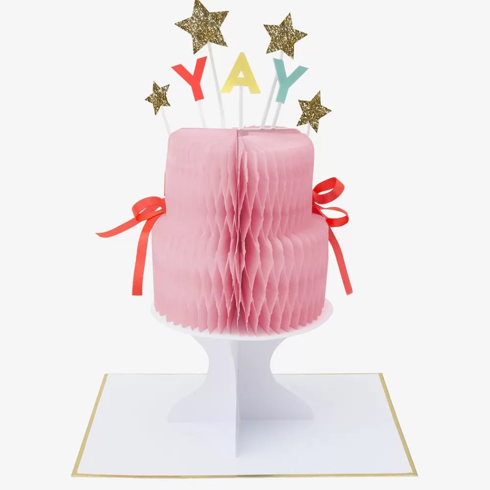 Meri Meri Carte Pop Up Gateau D'Anniversaire