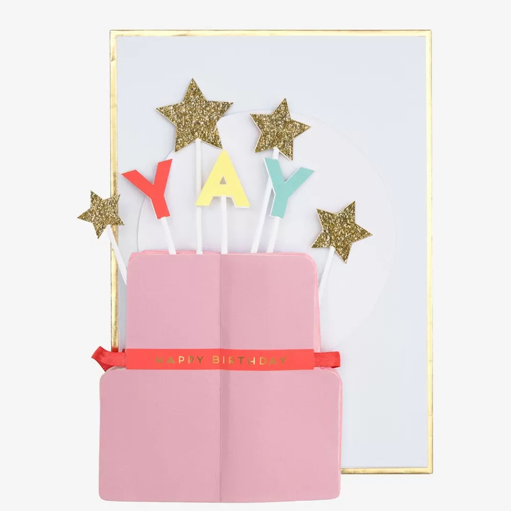 Meri Meri Carte Pop Up Gateau D'Anniversaire