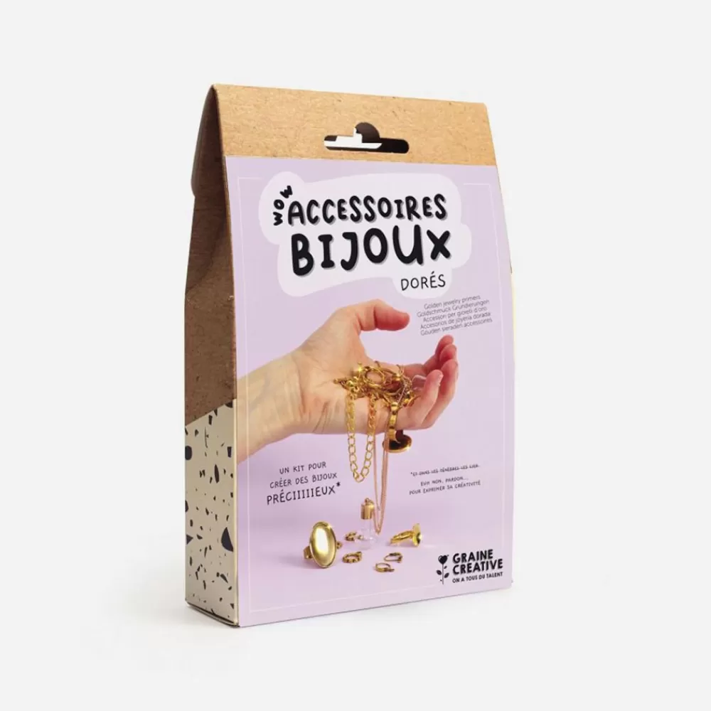 Graine Créative Coffret Apprets Bijoux Dores