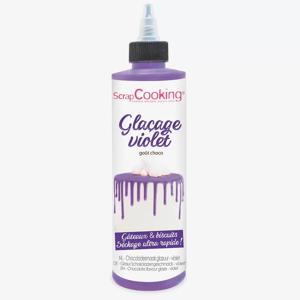 ScrapCooking Glacage Violet Gout Chocolat