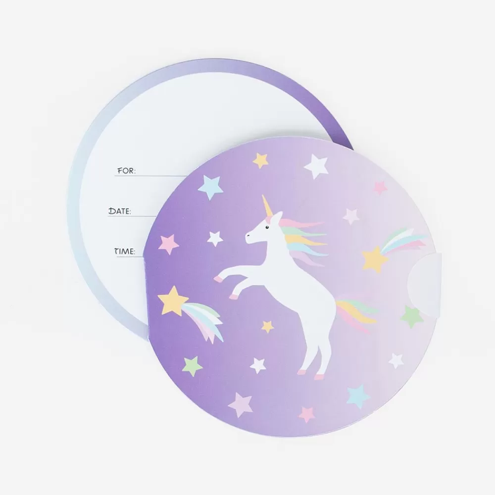 My Little Day Invitation Anniversaire Licorne Galactique (8)> Invitations