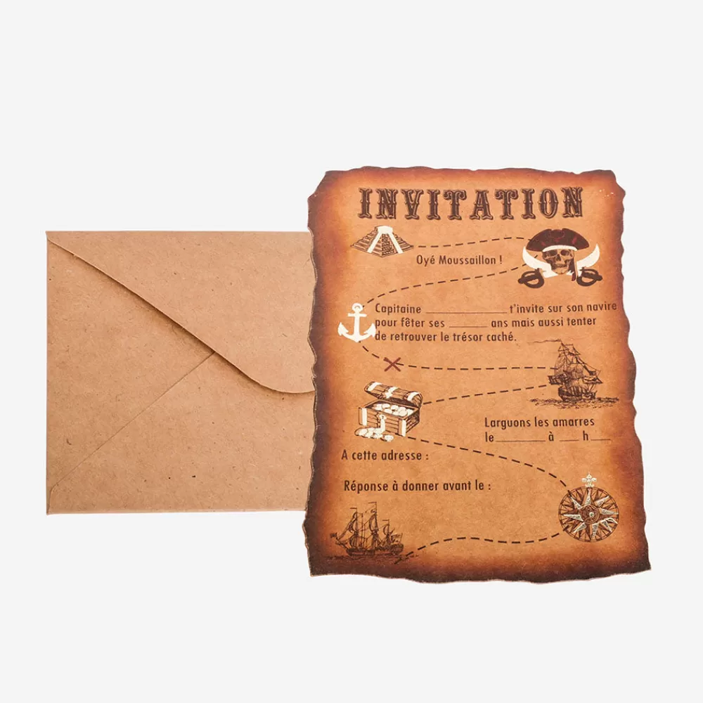 Arty Fêtes Factory Invitation Carte Au Tresor (8)> Invitations