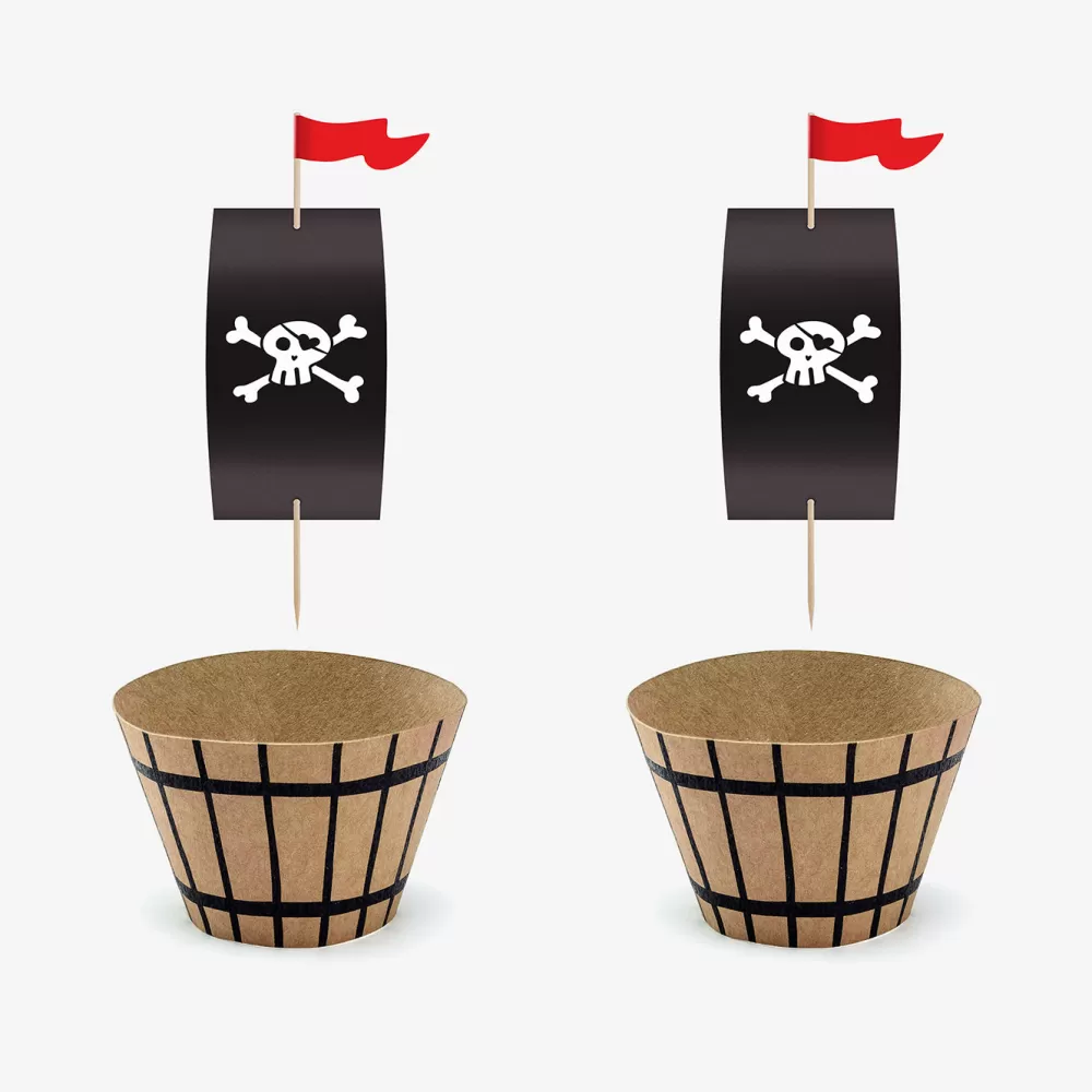 Party Deco Kit Cupcake - Pirate