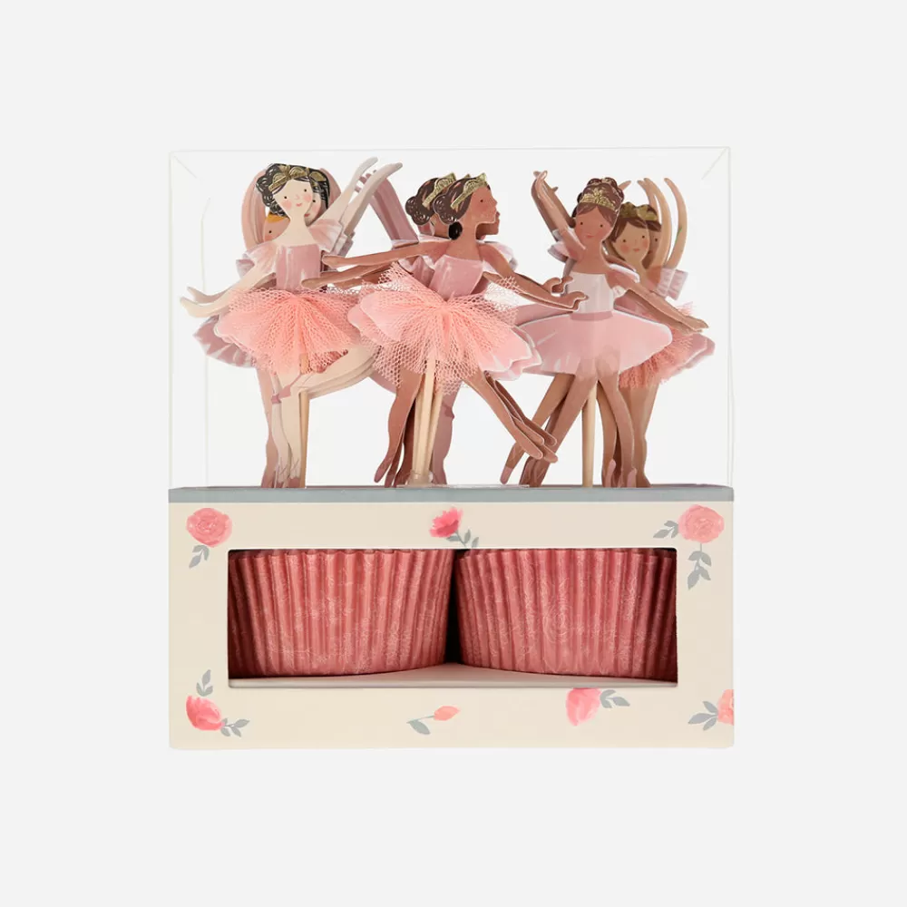 Meri Meri Kit Cupcakes Et Toppers Ballerine