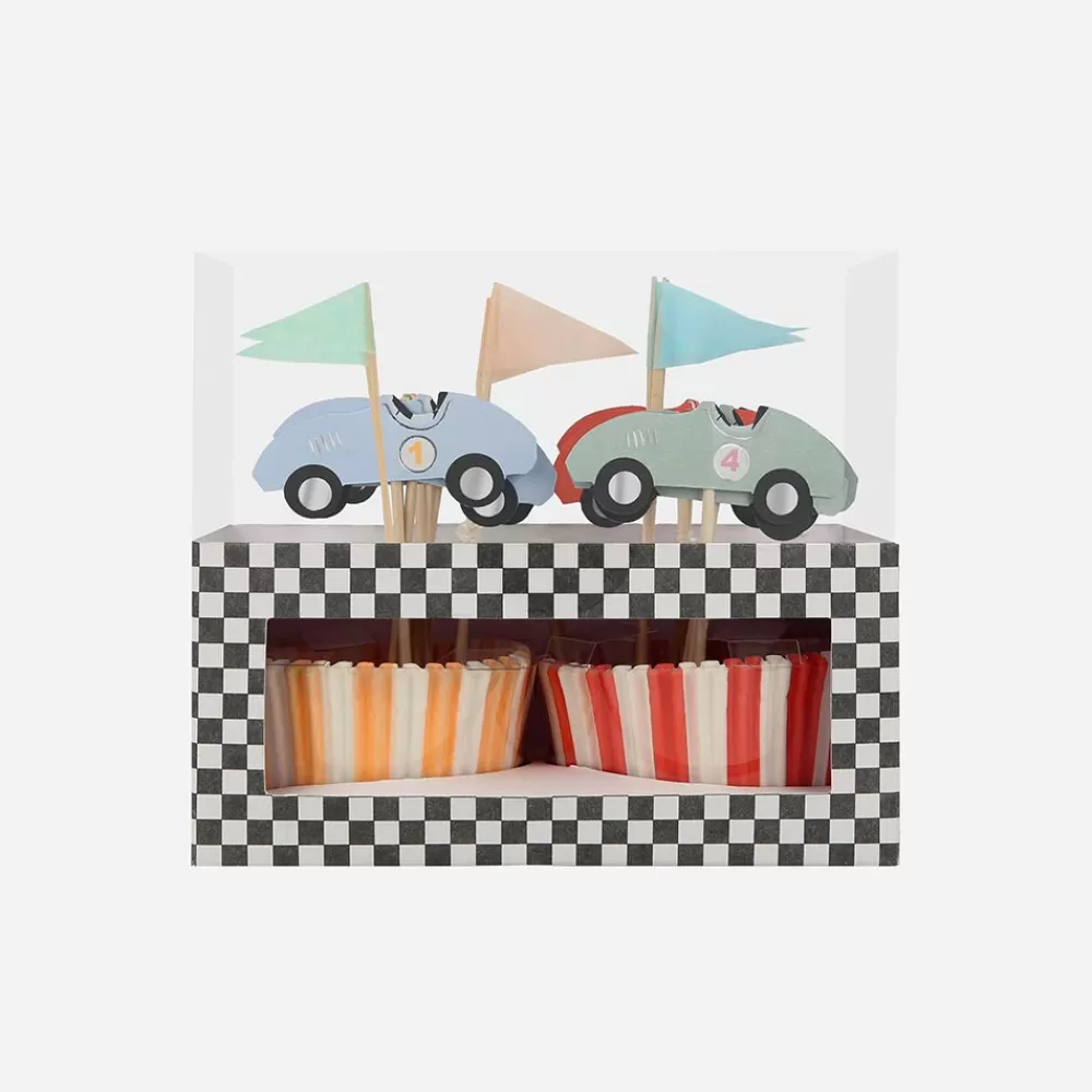 Meri Meri Kit Cupcakes Voitures De Course