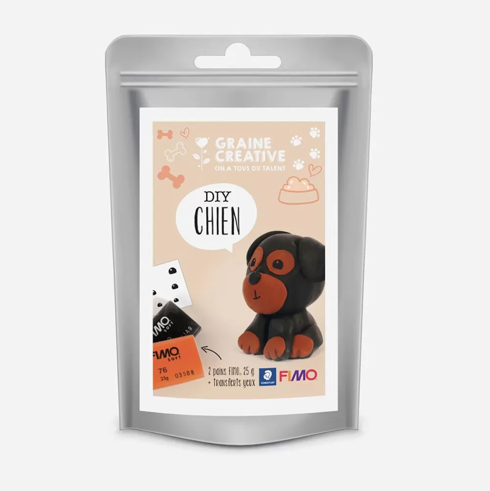 Graine Créative Kit Diy Chien En Pate Fimo