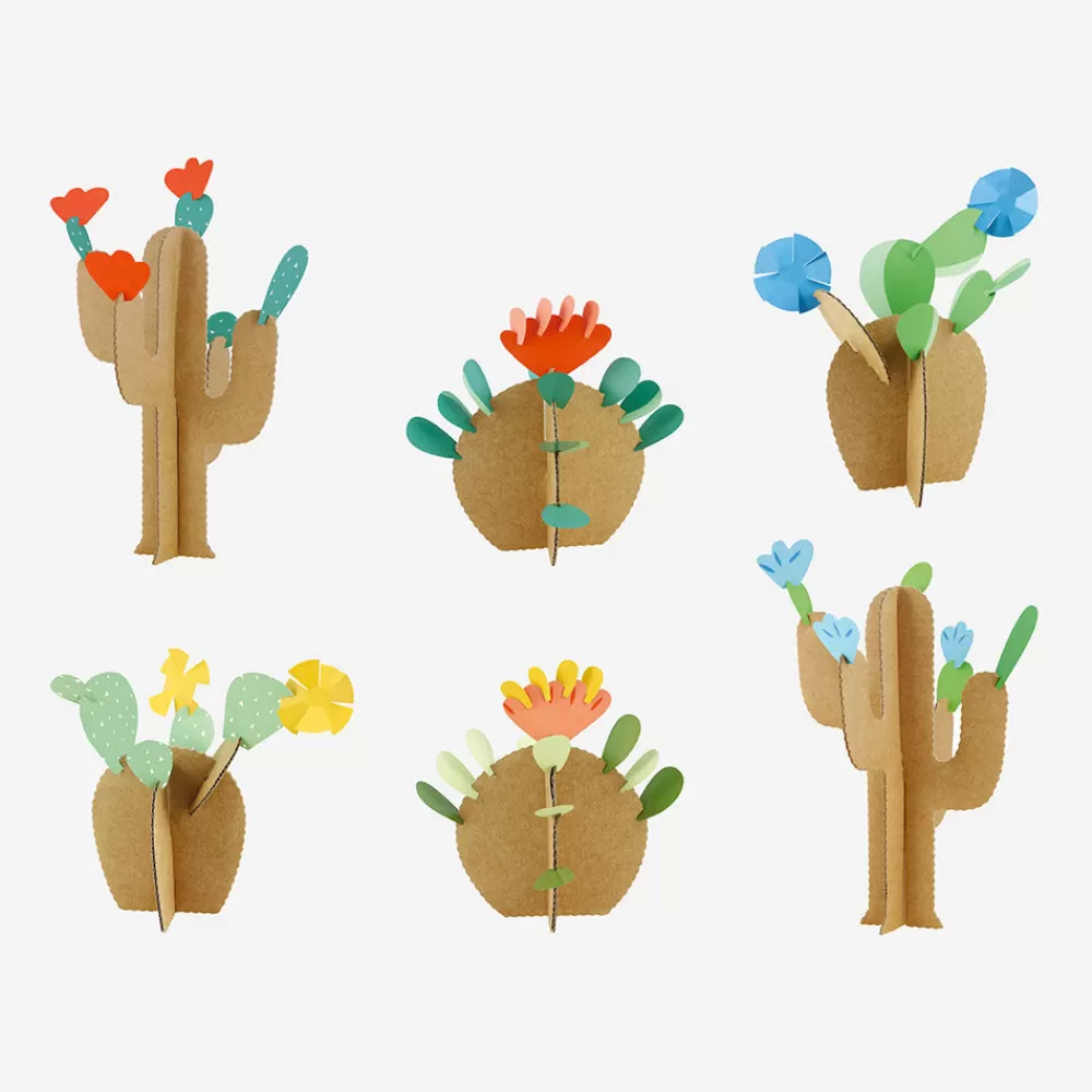 Pirouette Cacahouete Kit Loisirs Créatifs : 6 Cactus A Creer