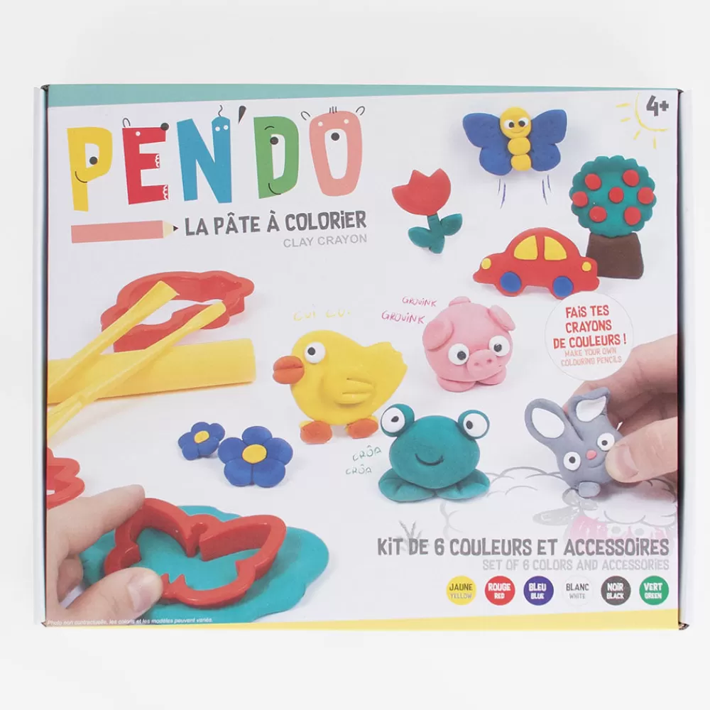 Graine Créative Kit Pen'Do : Crayons De Couleurs A Modeler