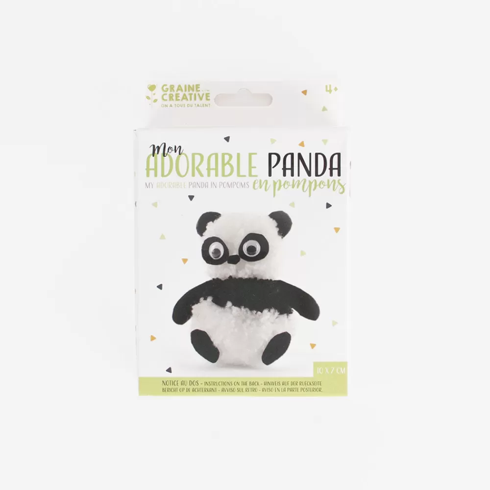 Graine Créative Kit Pompons Mini Panda